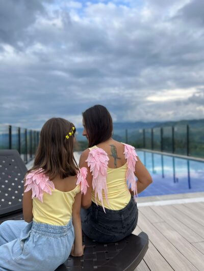 Blusas de Alas (Amarillo y Rosa)