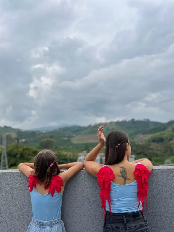 Blusas de Alas (Azul y Rojo)