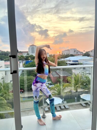 Colección Sirenas Conjuntos de top con leggins 4