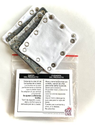 Extensión o Alargador de Body para bebés (5 unidades)